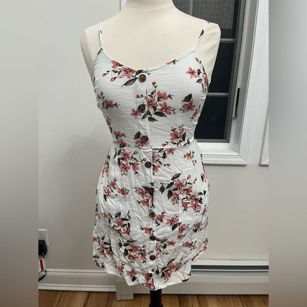 Garage Womens Dress Size PS Floral Sleeveless Skater Dress With‎ Pockets